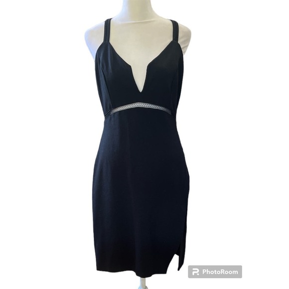 Do + Be Black Bodycon Dress Size Medium - Picture 4 of 10